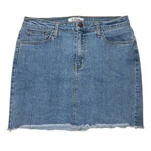 O2 Denim Jean Mini Skirt